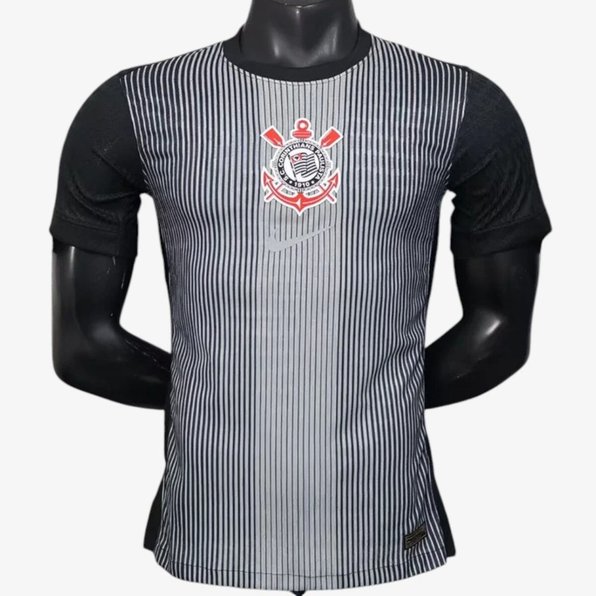 Corinthians Goalkeeper Black Jersey Player Version 2025/26