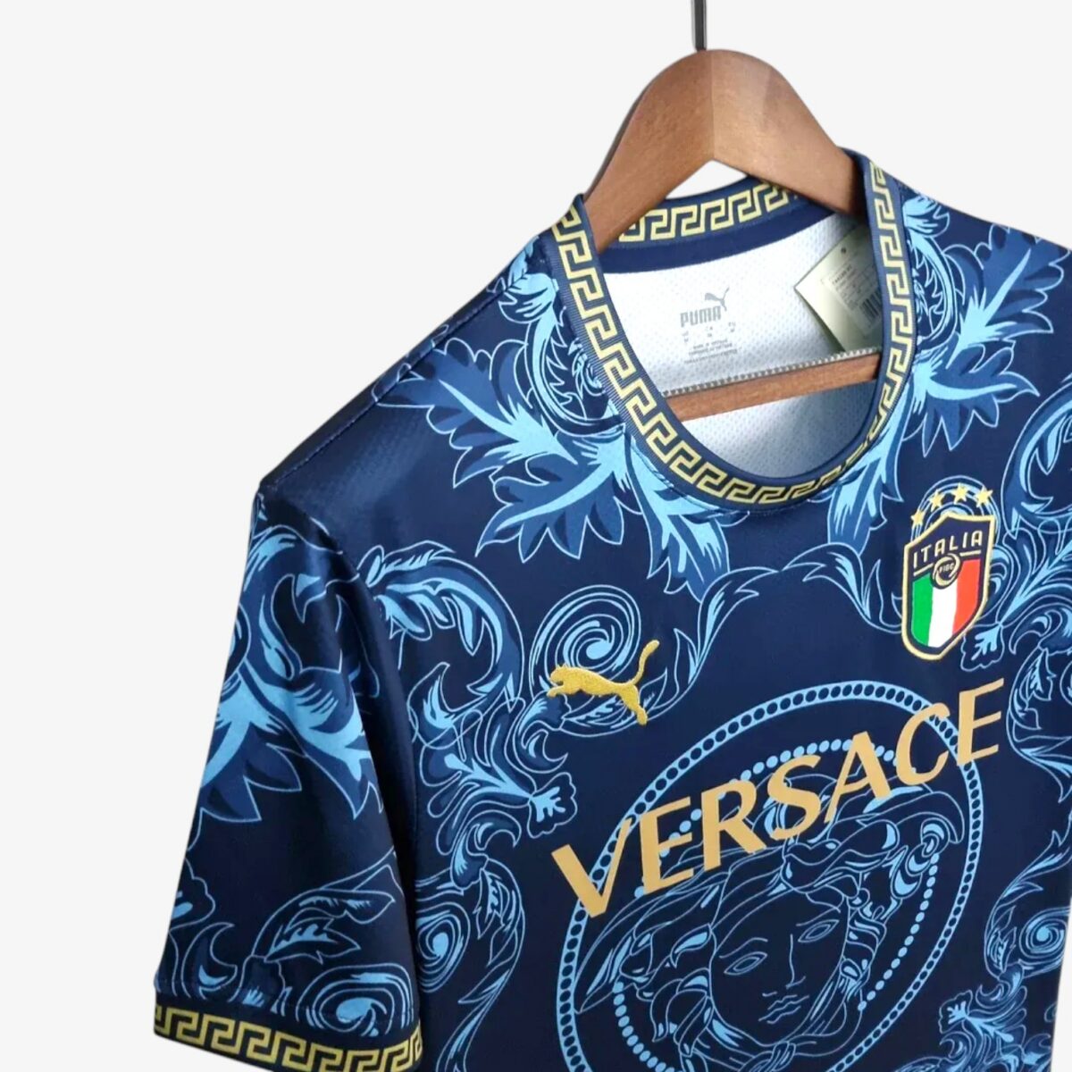 Italy Versace Blue Jersey 2023/24 - Image 4