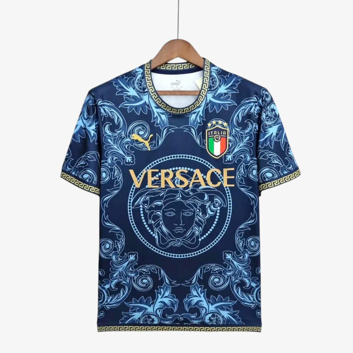 Italy Versace Blue Jersey 2023/24