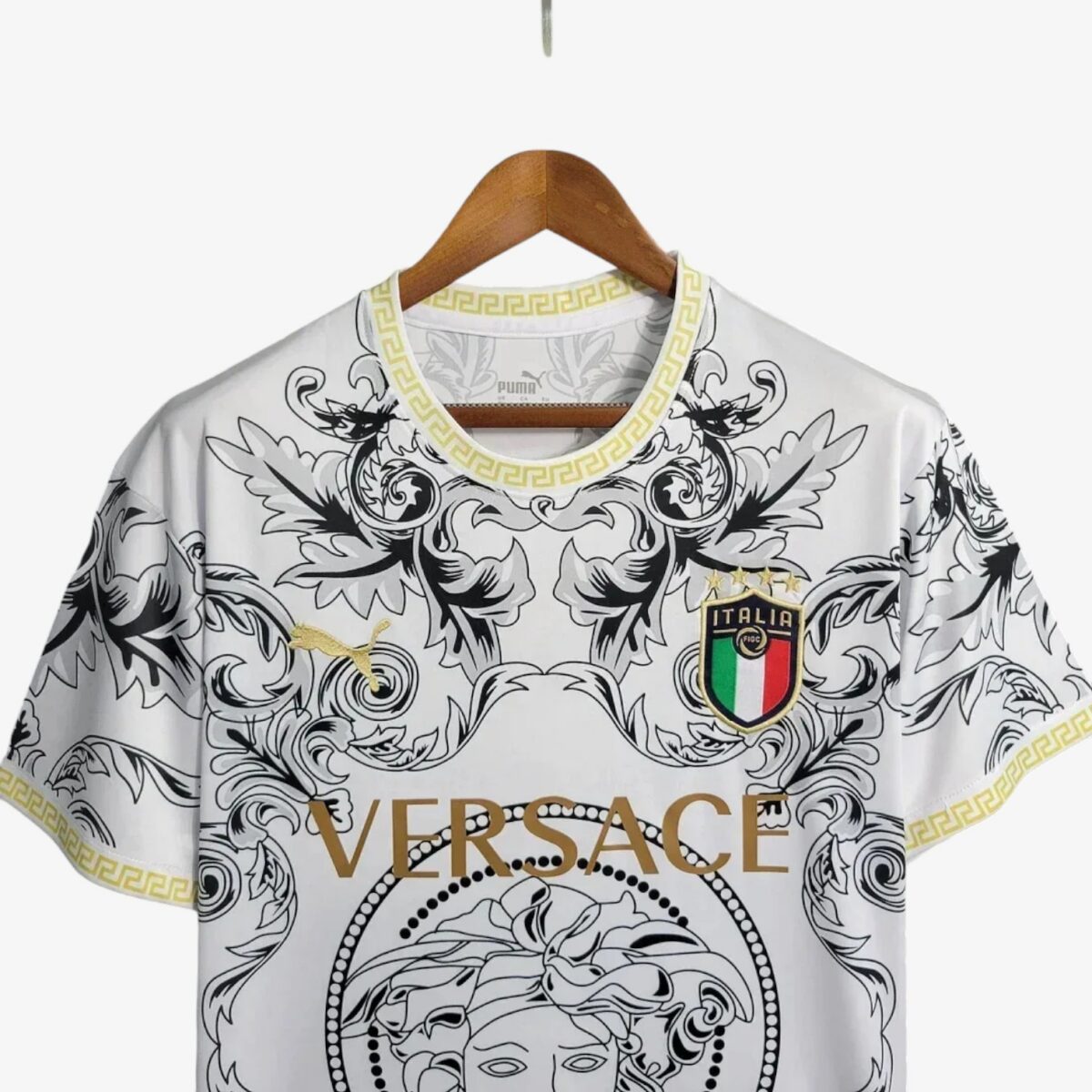 Italy Versace White Jersey 2023/24 - Image 3