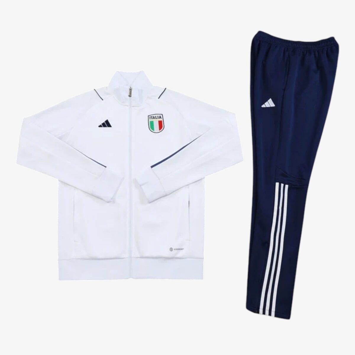 Italy Vintage Tracksuit White 2023/24 - Image 4