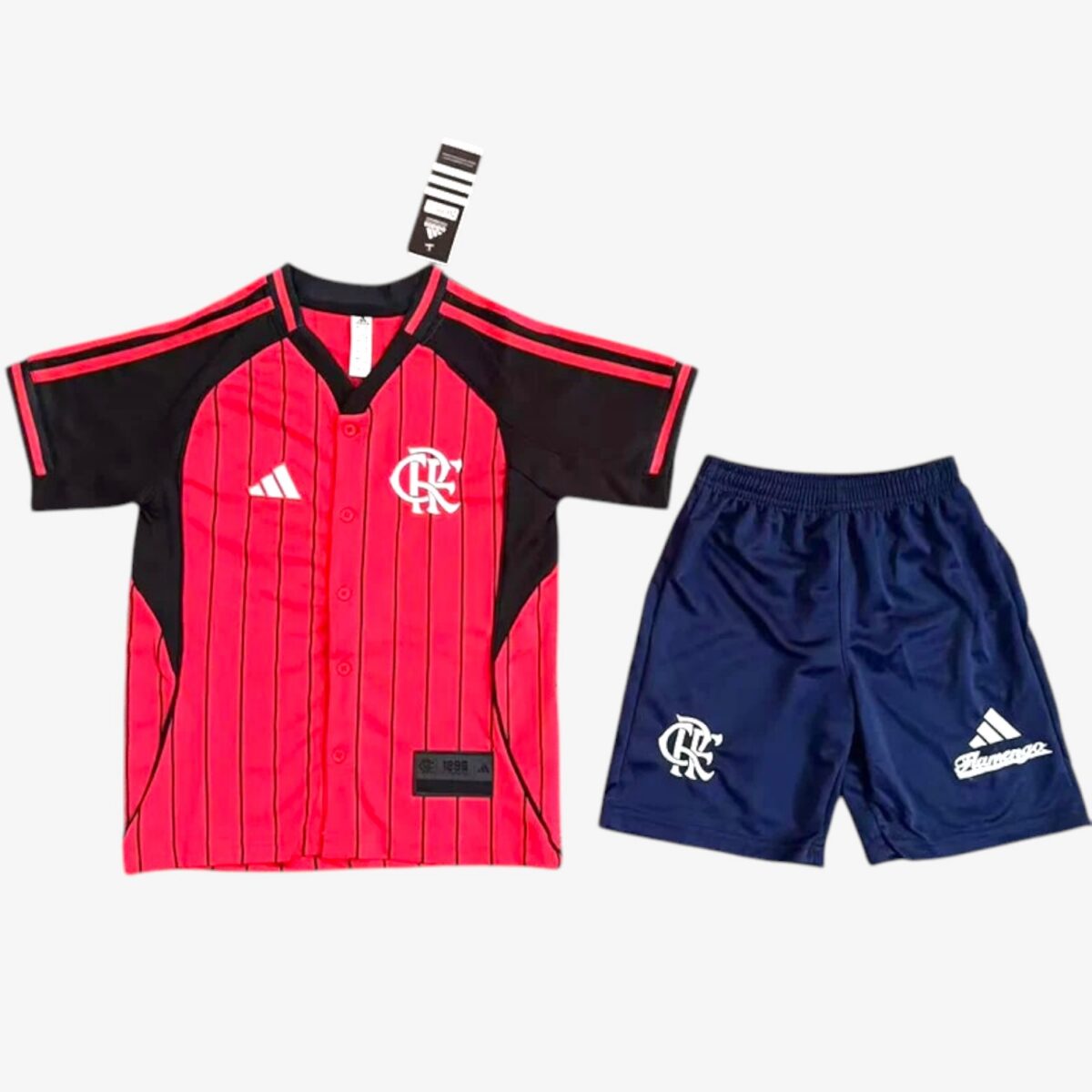 Kids Flamengo Red Casusl Edition Baseball jersey 2025/26