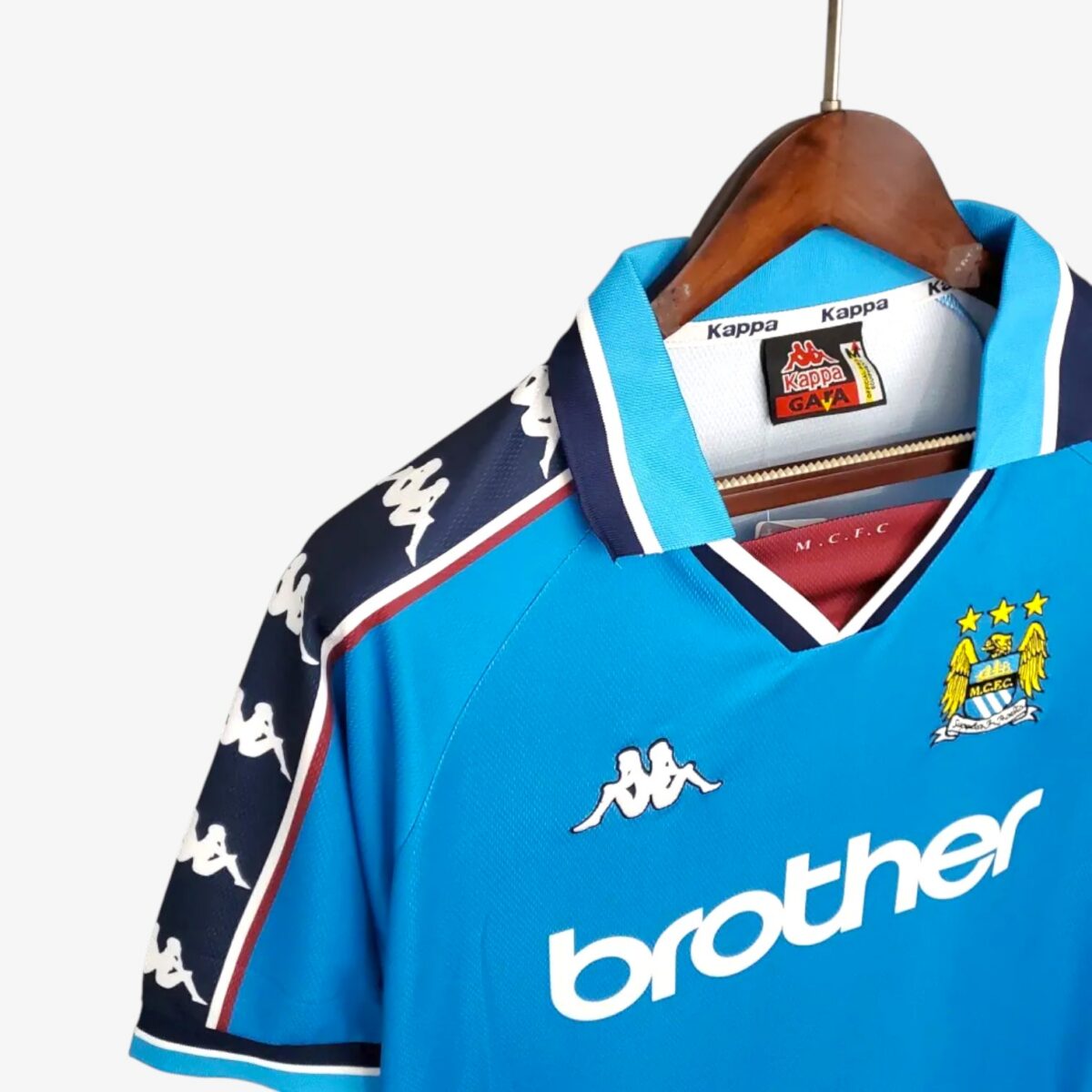Manchester City Retro Home Jersey 1997/98 - Image 3