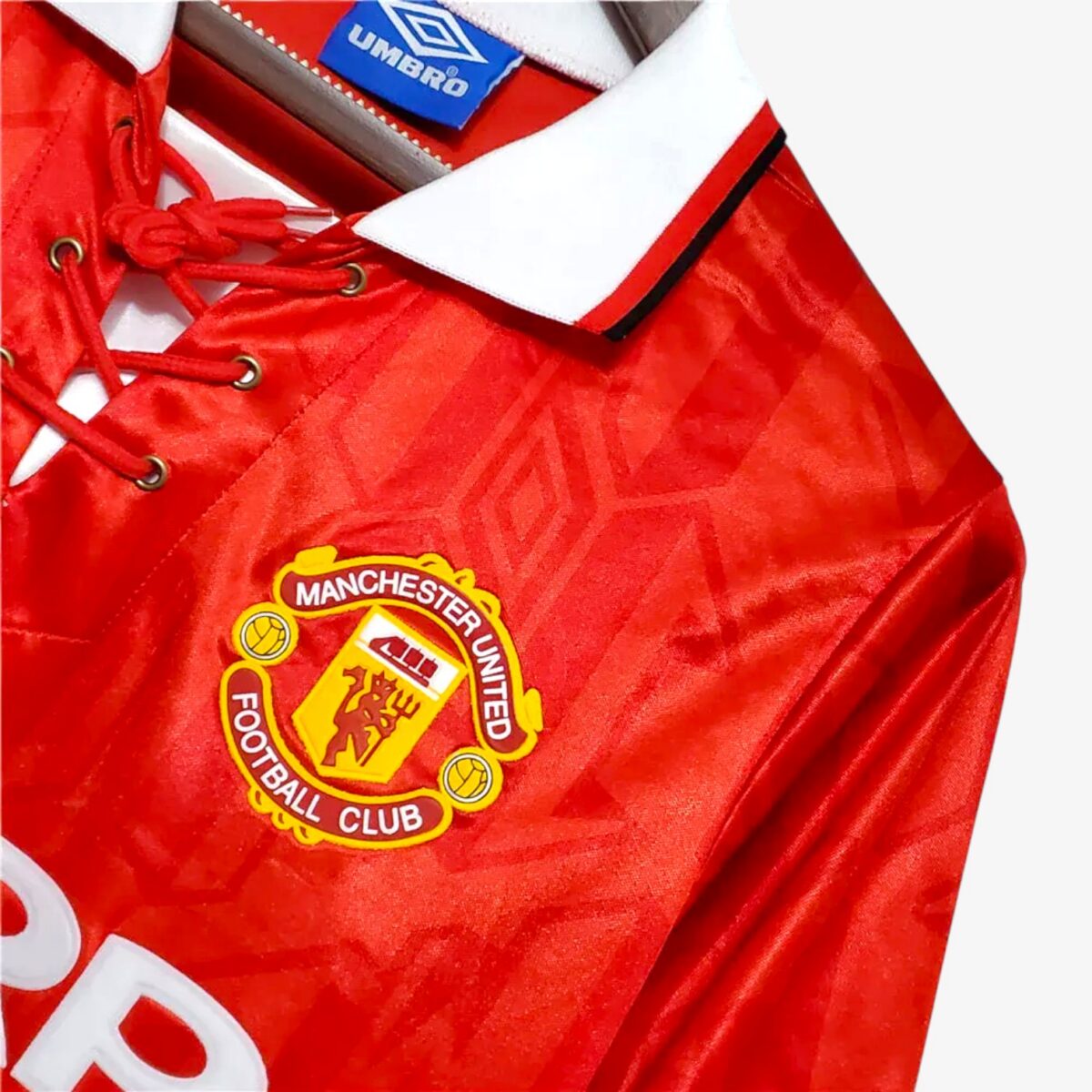 Manchester United 92/94 Retro Jersey – Red Devils Classic Kit - Image 2
