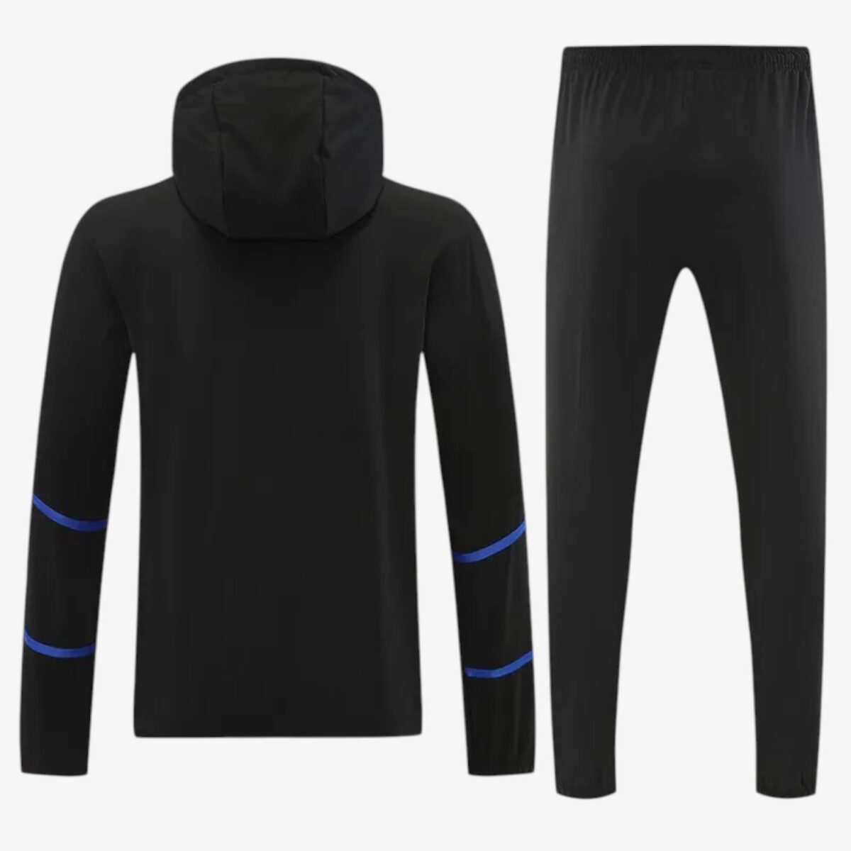Marseille Black Hooded Jacket Tracksuit 2025/26 - Image 2