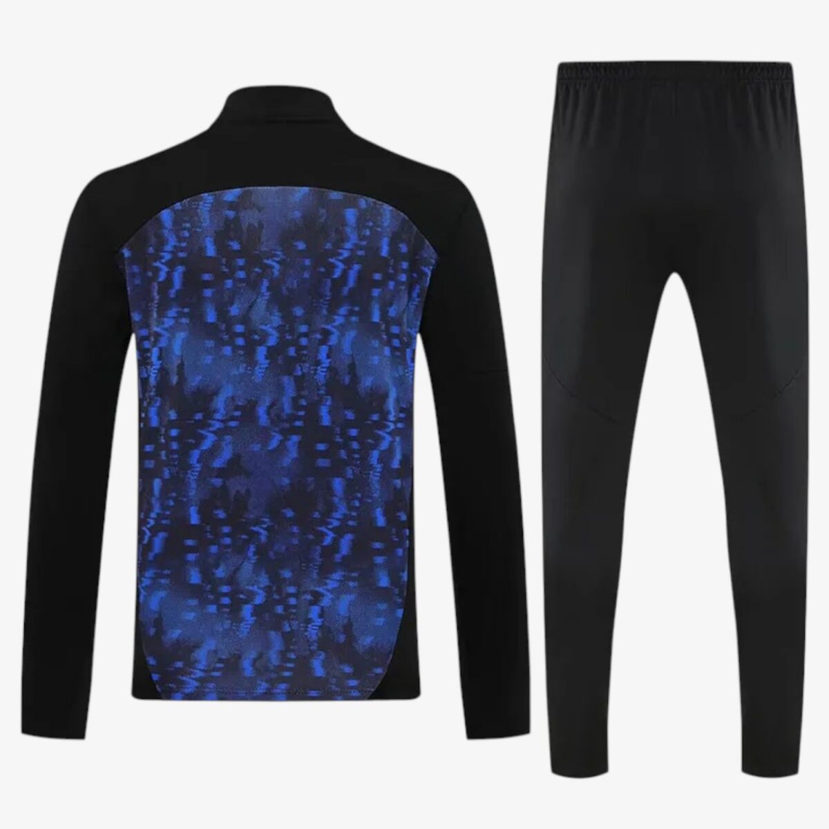 Marseille Printing Black& Blue Half Pull Tracksuit 2025/26 - Image 2
