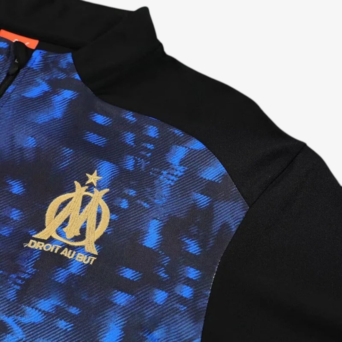 Marseille Printing Black& Blue Half Pull Tracksuit 2025/26 - Image 5