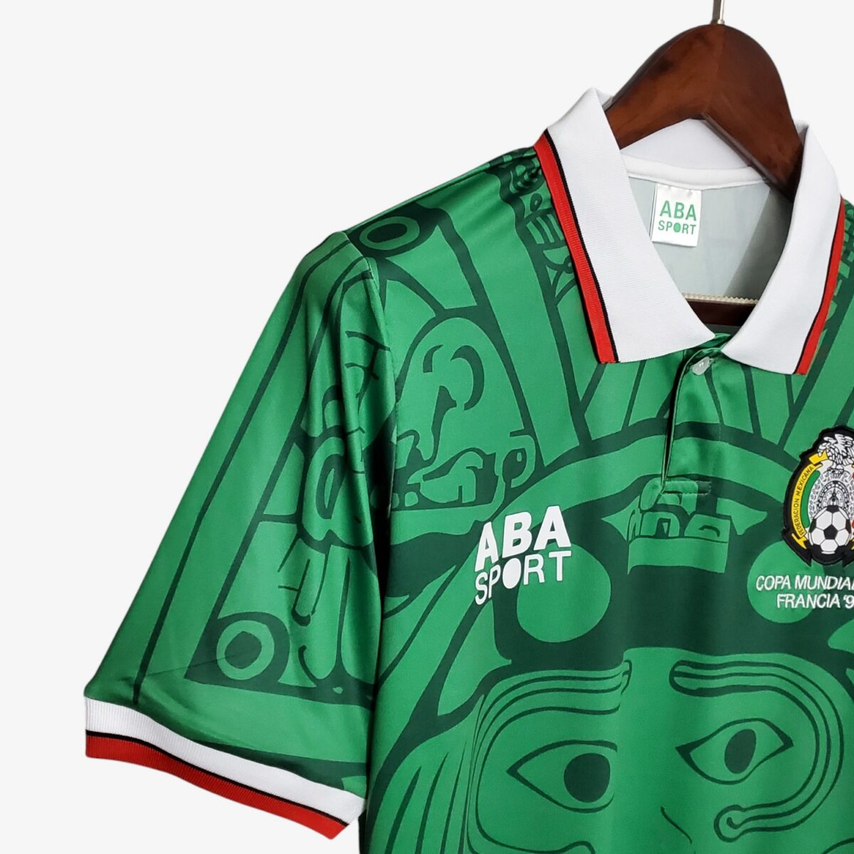 Mexico Home  Retro Jersey 1998 - Image 5