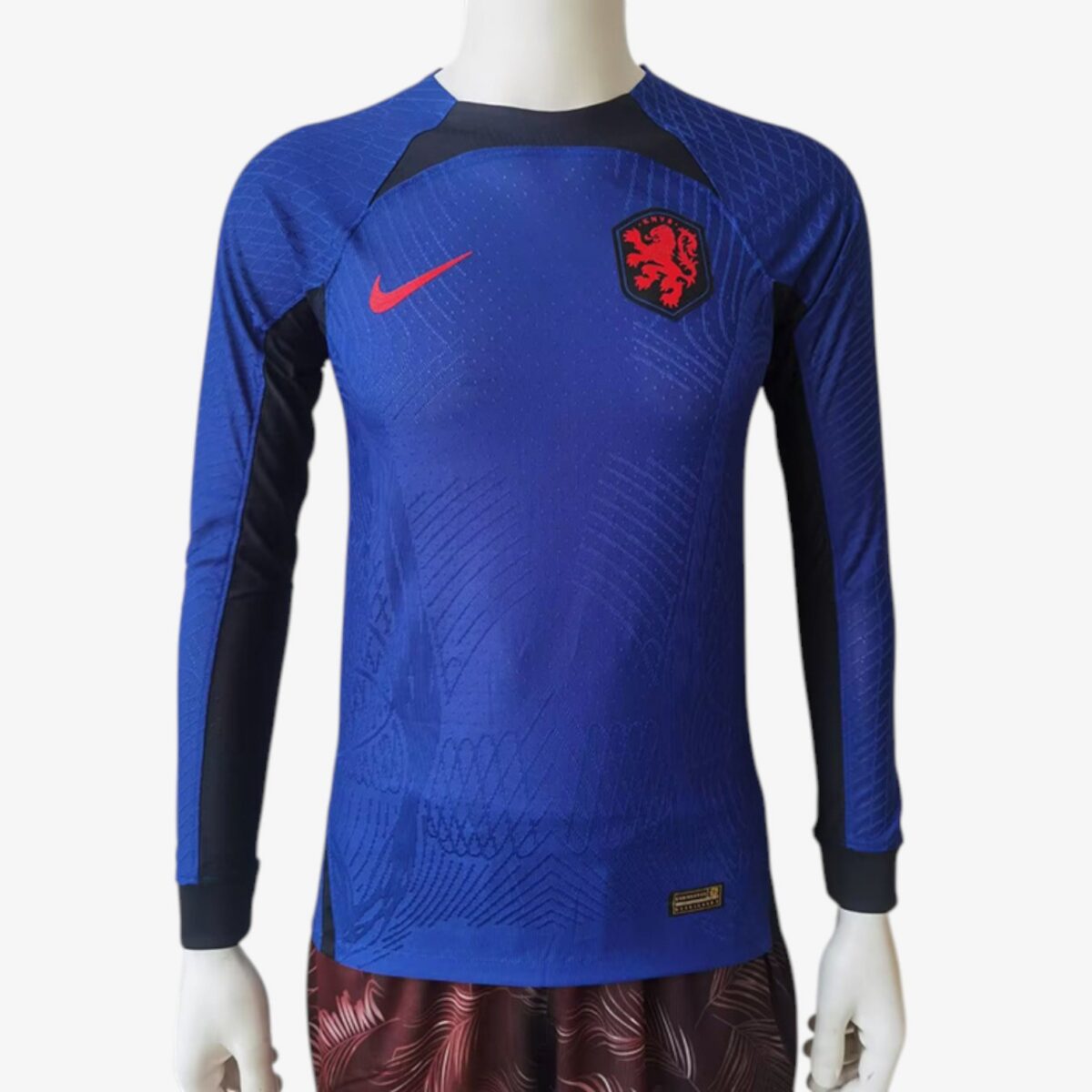 Netherlands Away  Long Sleeve Jersey Player Version 2022