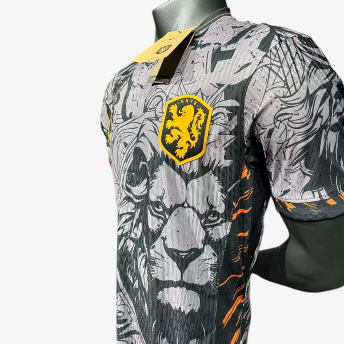 Netherlands Black Jersey Player Version 2024 - Image 2