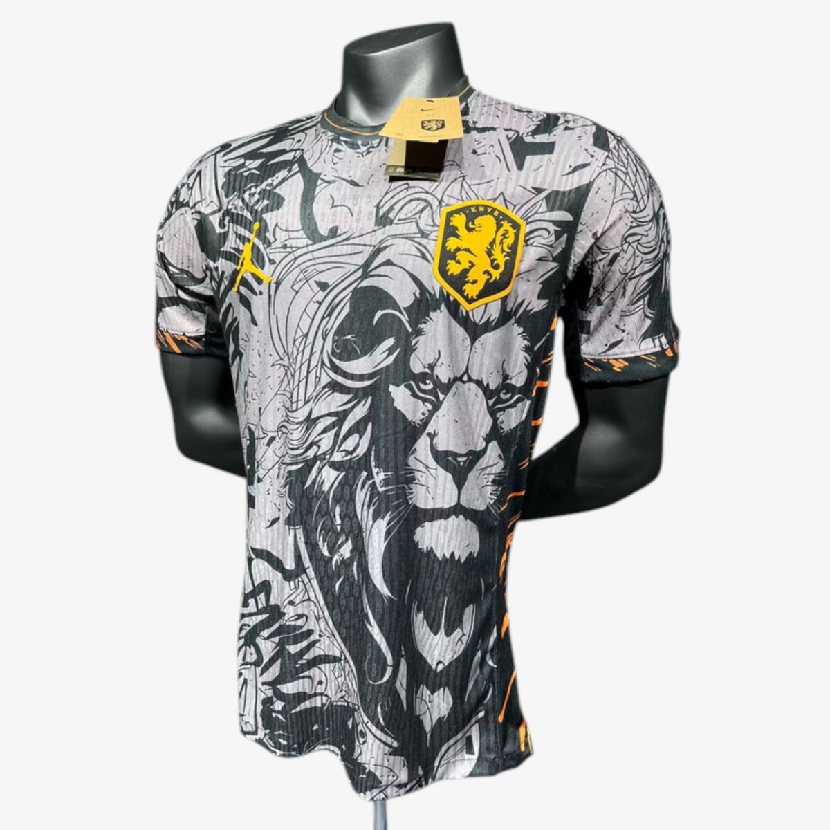 Netherlands Black Jersey Player Version 2024