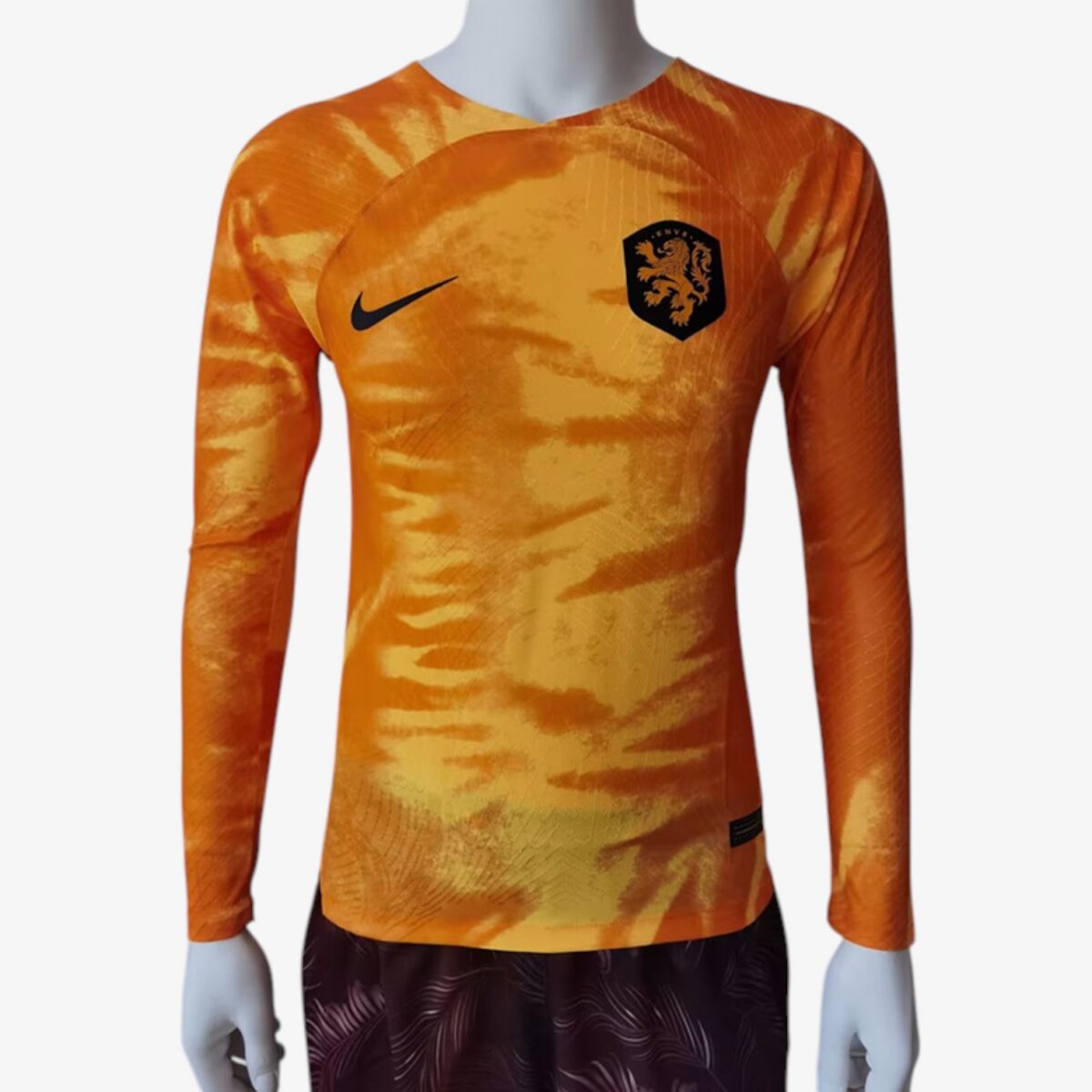Netherlands Home Long Sleeve Jersey Player Version 2022