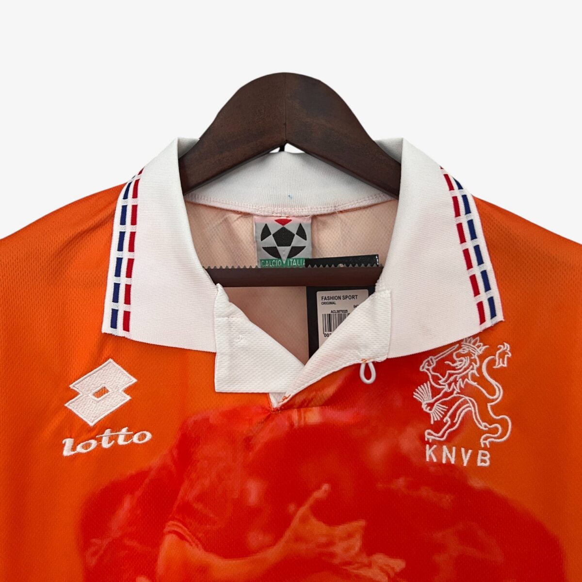 Netherlands Home Retro Jersey 1996 - Image 5