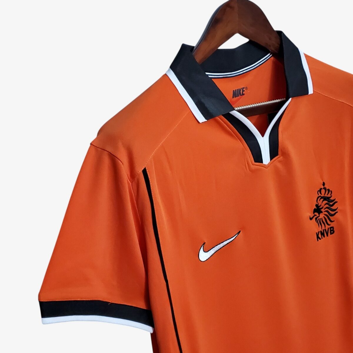 Netherlands Home Retro Jersey 1998 - Image 6