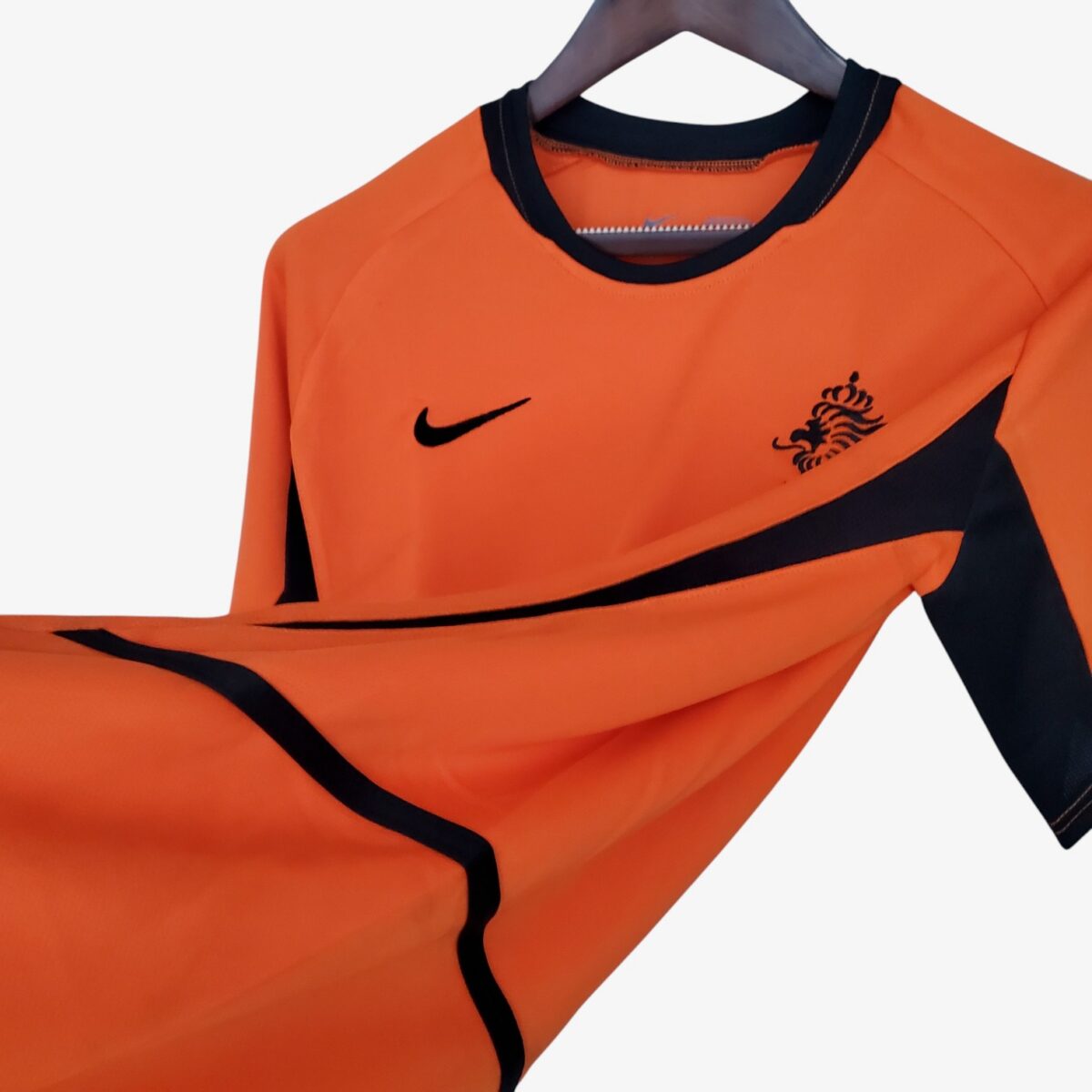 Netherlands Home Retro Jersey 2002 - Image 3