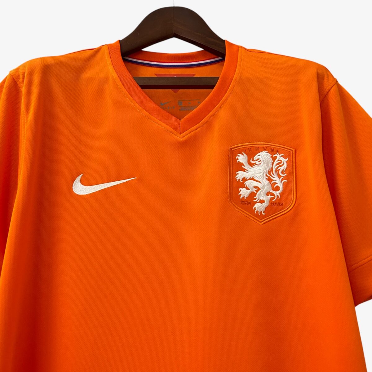 Netherlands Home Retro Jersey 2014 - Image 4
