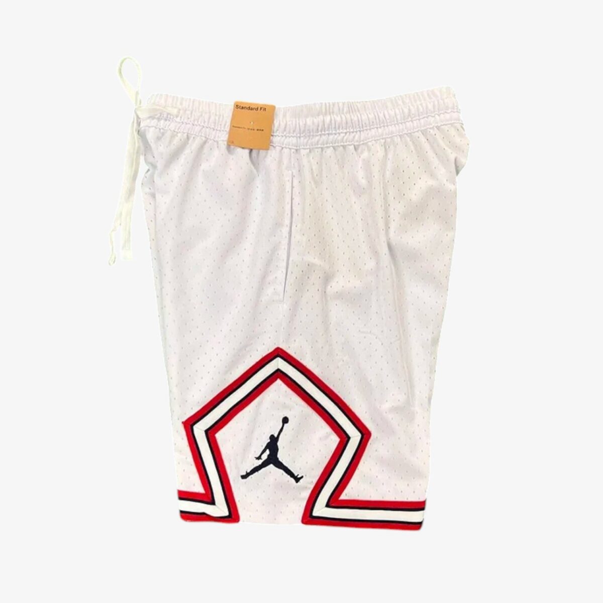 Paris Saint-Germain Flying Man Casual NBA Edition White Shorts 2025/26 - Image 5