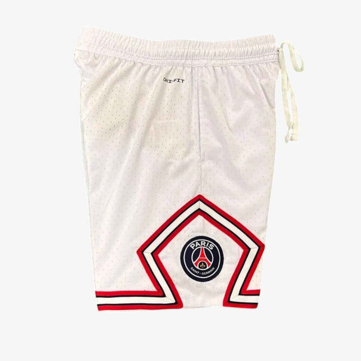 Paris Saint-Germain Flying Man Casual NBA Edition White Shorts 2025/26 - Image 4