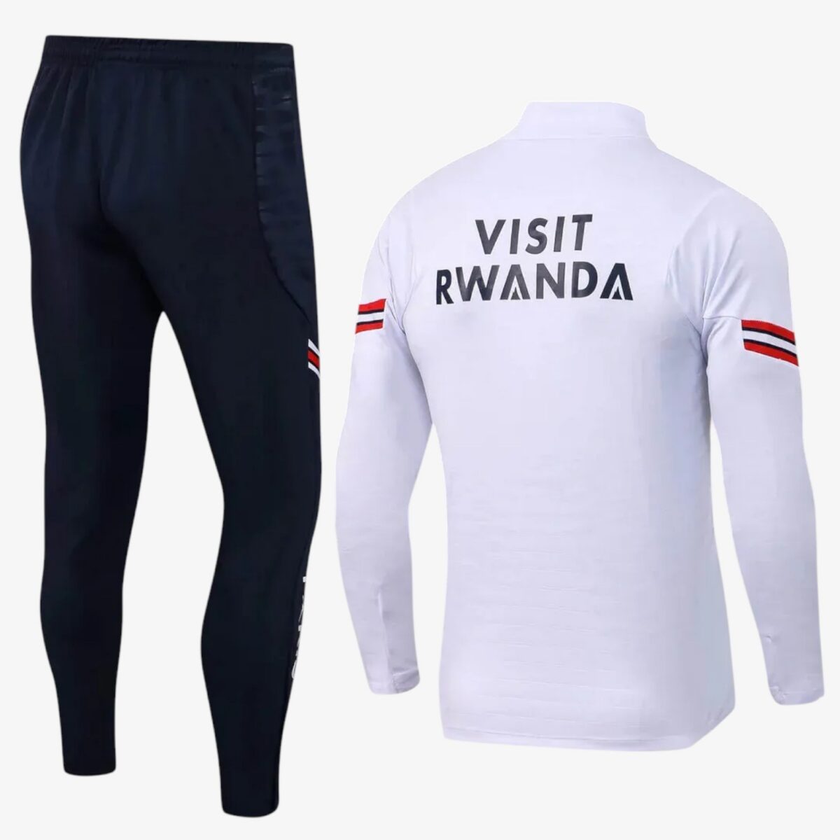 Paris Saint-Germain Tracksuit White 2021/22 - Image 2