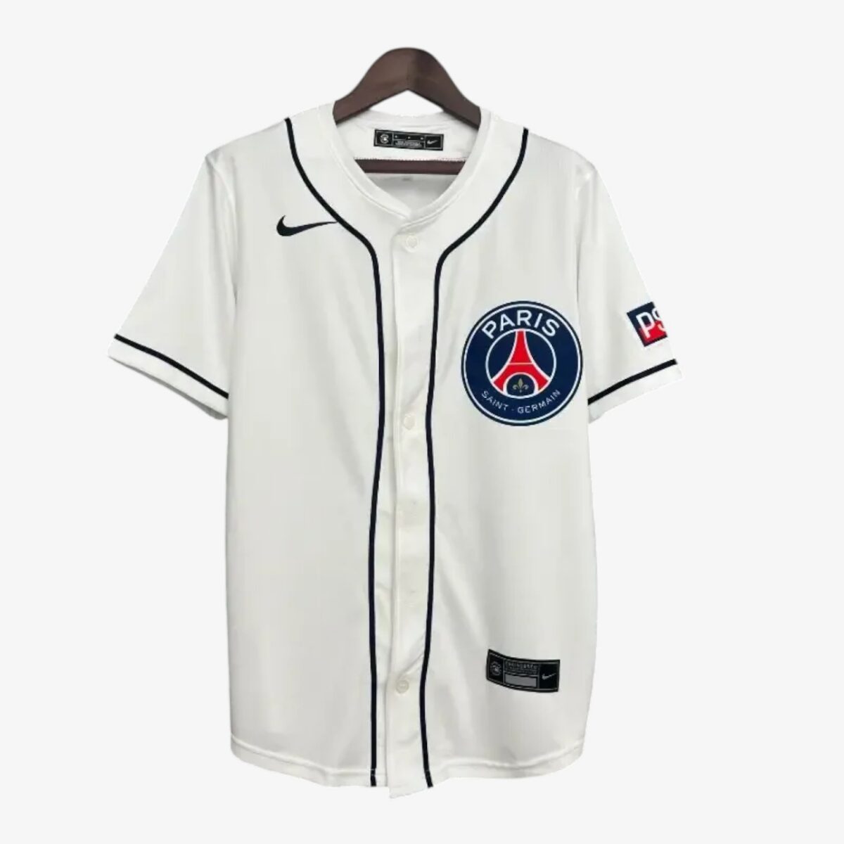 Paris Saint-Germain White Baseball Jersey 2025/26