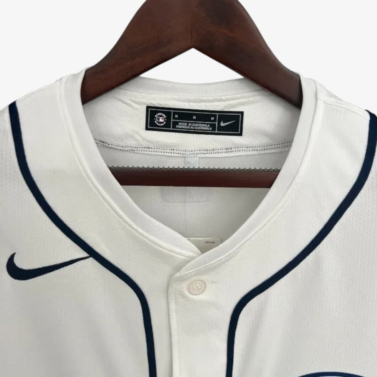 Paris Saint-Germain White Baseball Jersey 2025/26 - Image 3