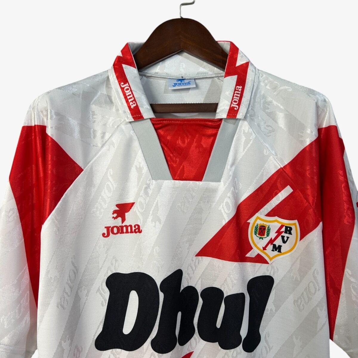 Rayo Vallecano Home Retro Jersey 1994/95 - Image 4
