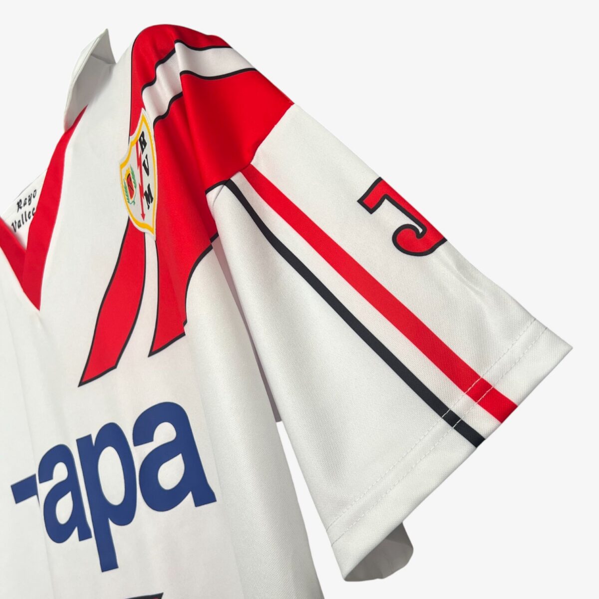 Rayo Vallecano Home Retro Jersey 1997/98 - Image 5