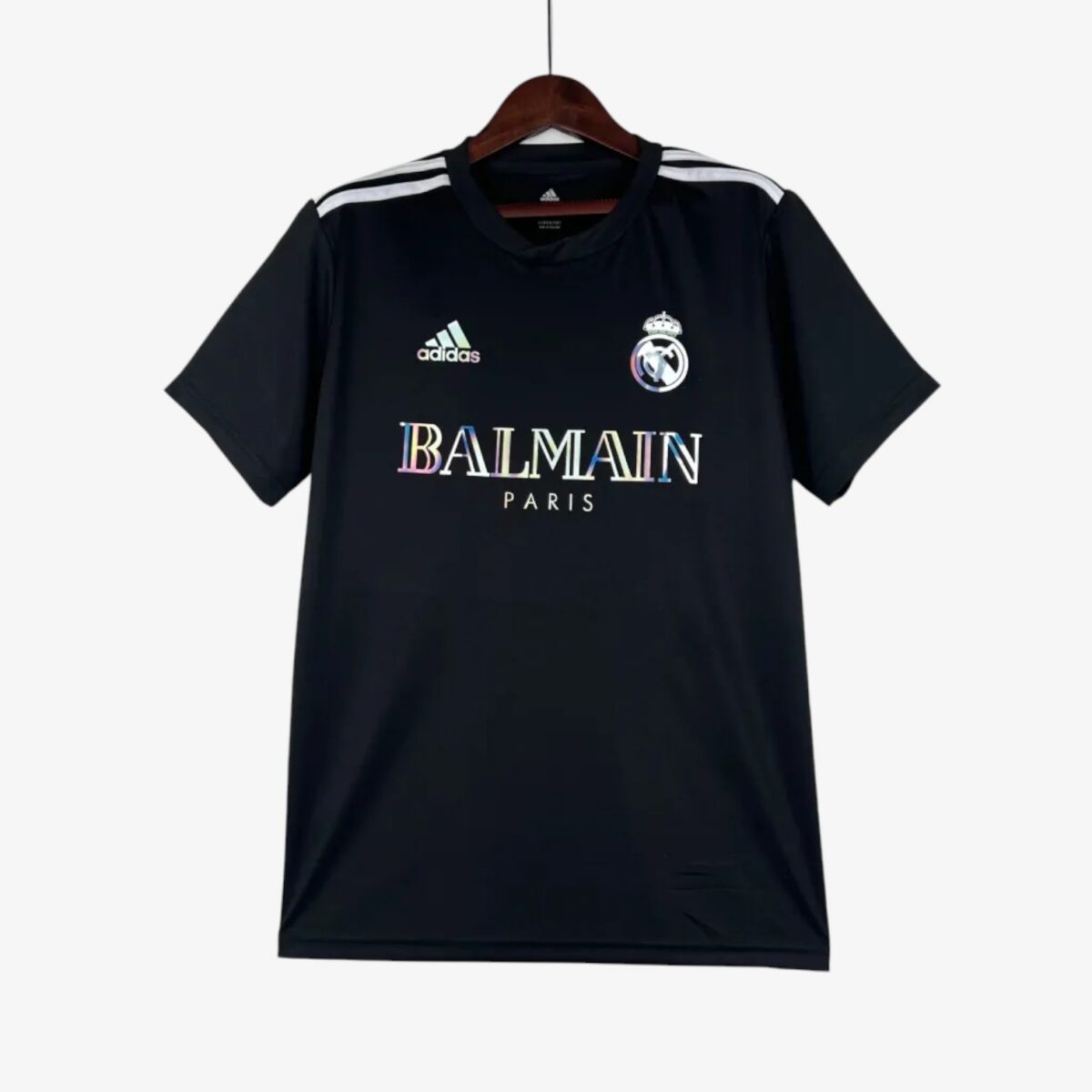 Real Madrid Black BALMAIN Shirt 2023/24