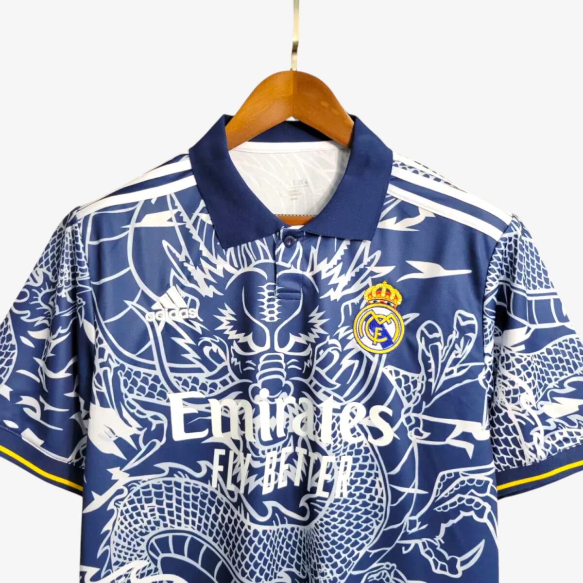 Real Madrid Blue Dragon Shirt 2023/24 - Image 3