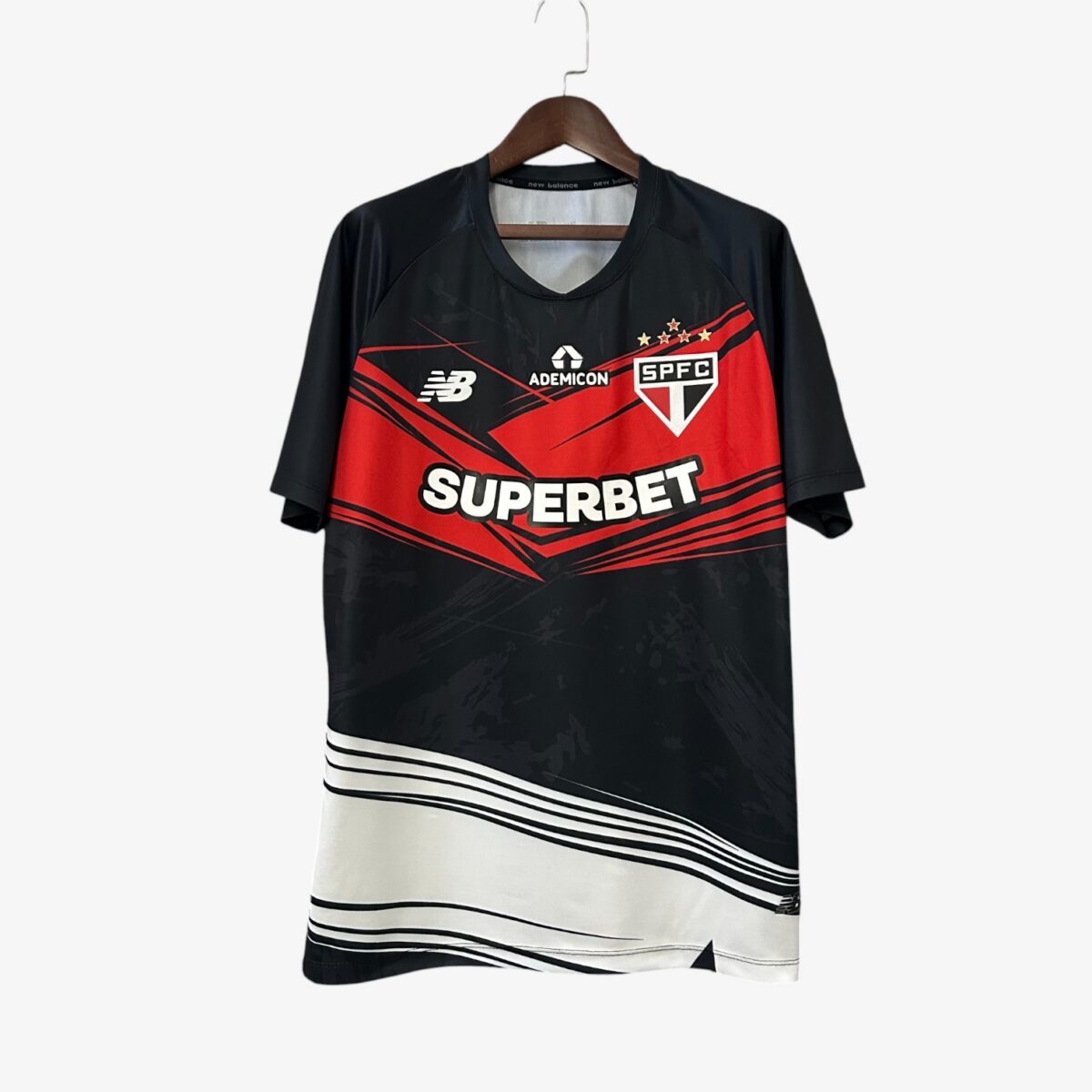 Sao Paulo Black Training Jersey 2025/26