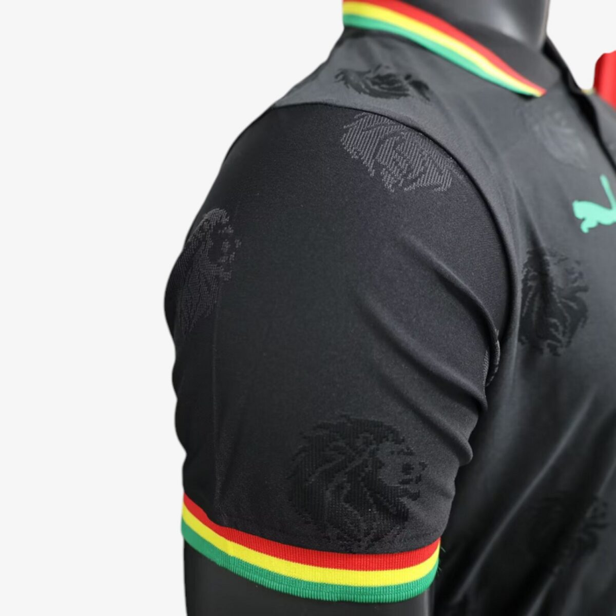 Senegal Black Polo Player Version 2024/25 - Image 3