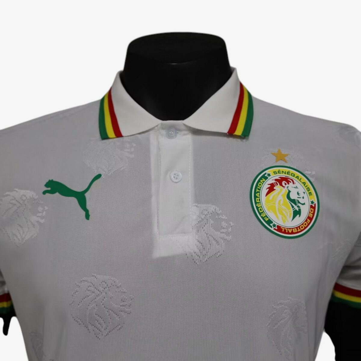 Senegal White Polo Player Version 2024/25 - Image 4