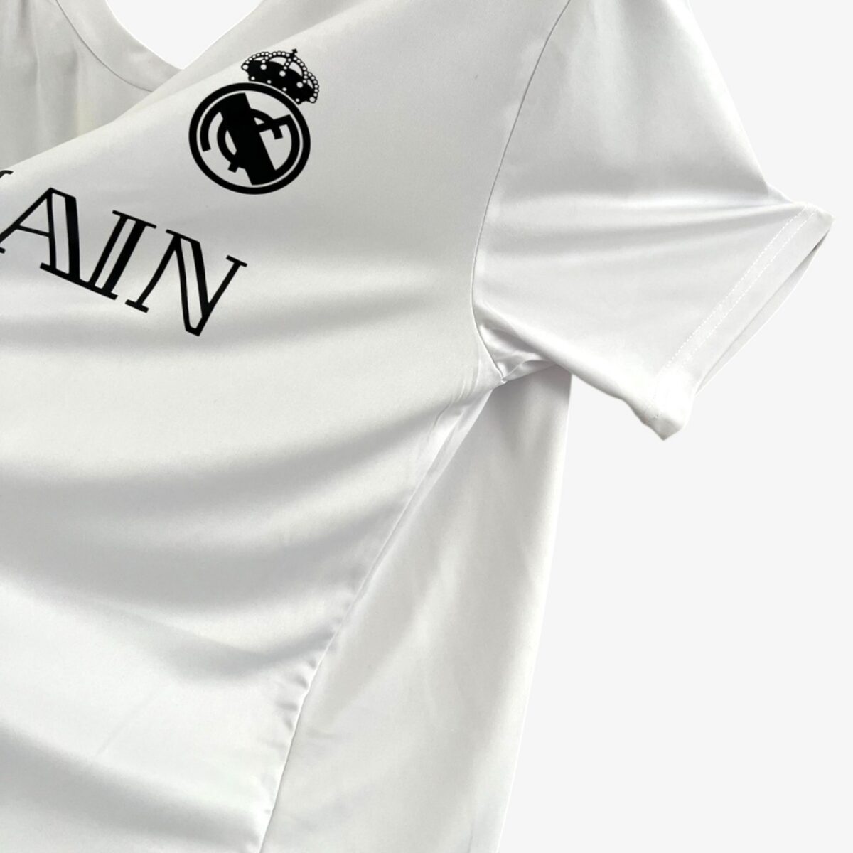 Real Madrid White BALMAIN Jersey 2023/24 - Image 3