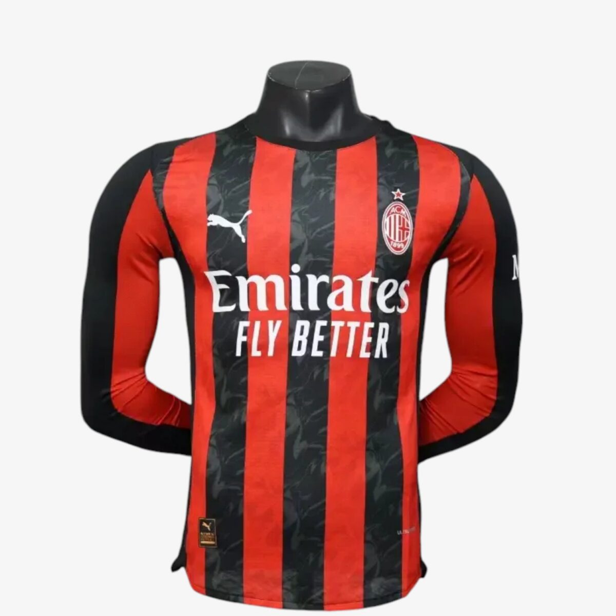 AC Milan Home Training Long Sleeve Jersey 2025/26