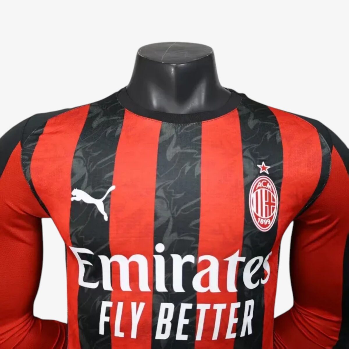 AC Milan Home Training Long Sleeve Jersey 2025/26 - Image 3
