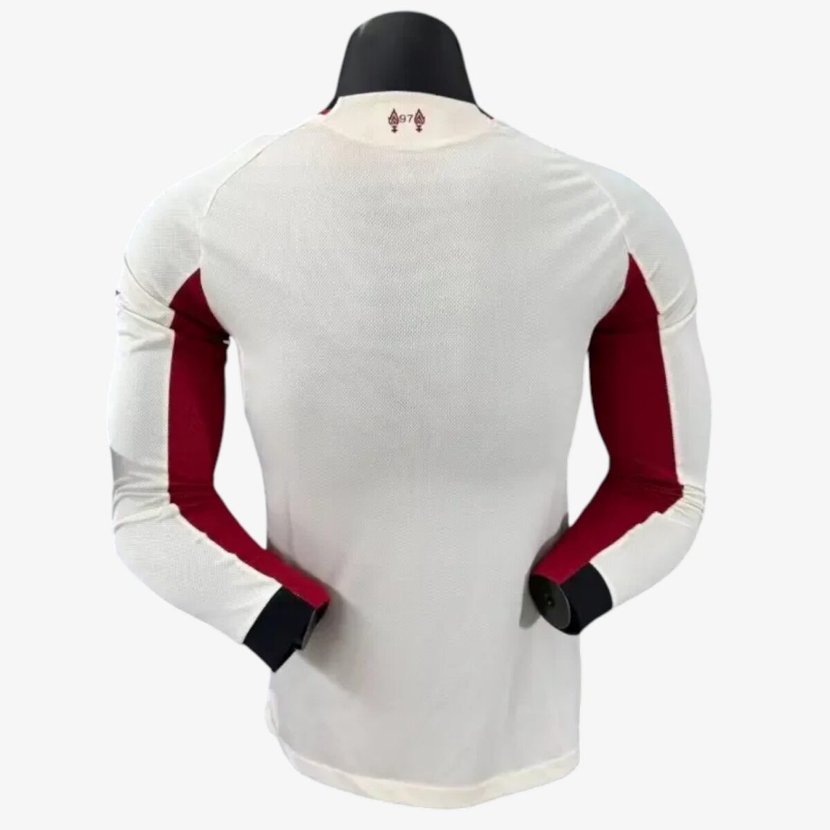 Liverpool White Away Long Sleeve Jersey Player Version 2025/26 - Image 2