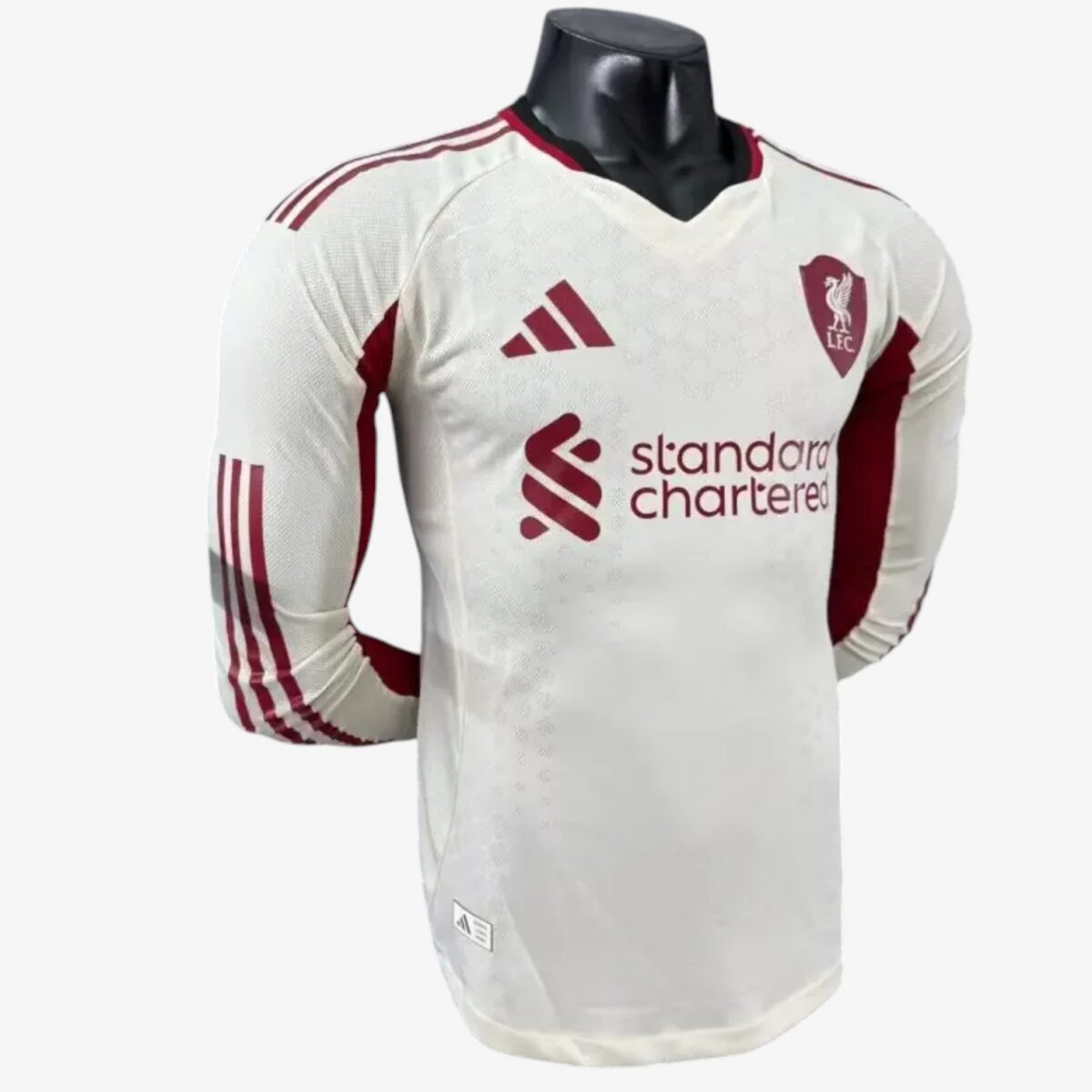 Liverpool White Away Long Sleeve Jersey Player Version 2025/26 - Image 5
