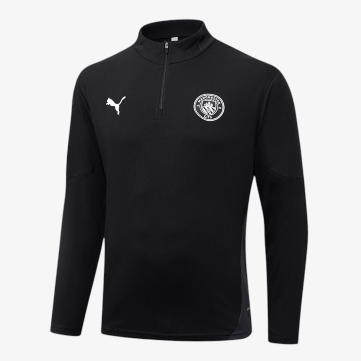 Manchester City Full Black Training Jacket Sets 2025/26 - Image 4
