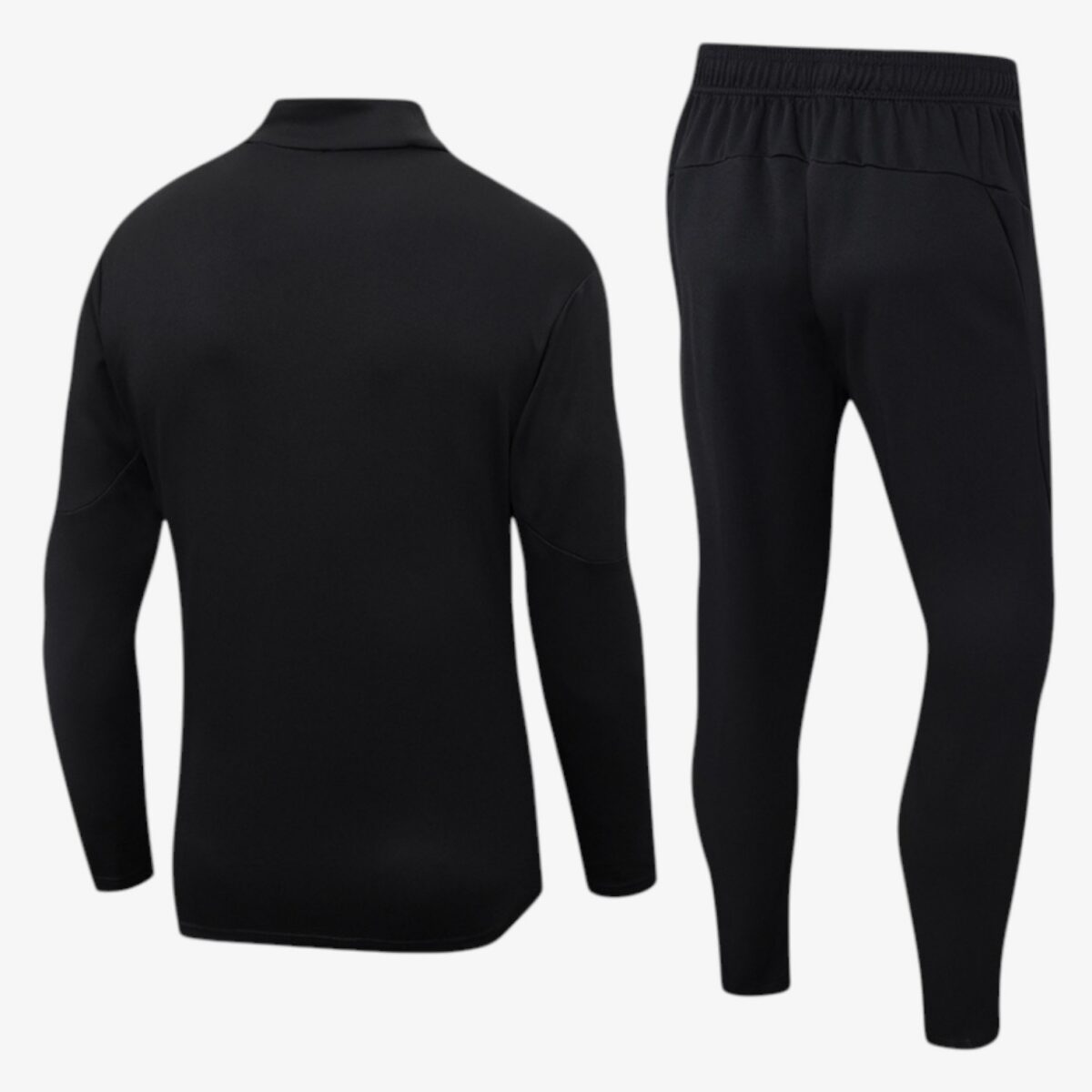 Manchester City Full Black Training Jacket Sets 2025/26 - Image 2