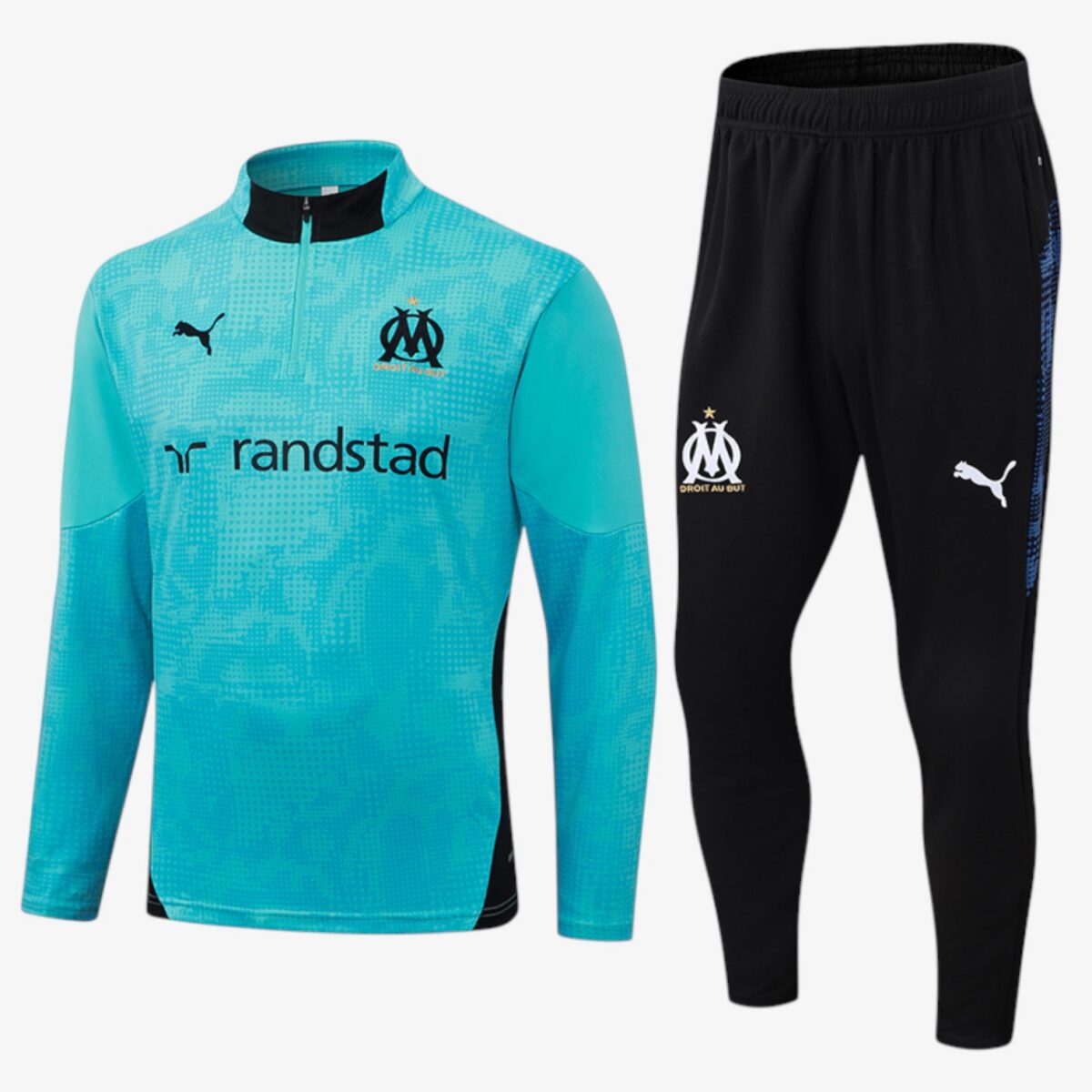 Marseille Sky Blue Training Jacket Sets 2025/26