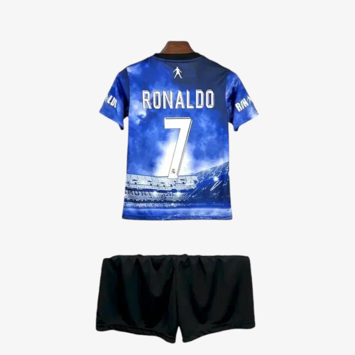 Real Madrid Cristiano Ronaldo Blue Jersey 2025/26 — Kids - Image 2