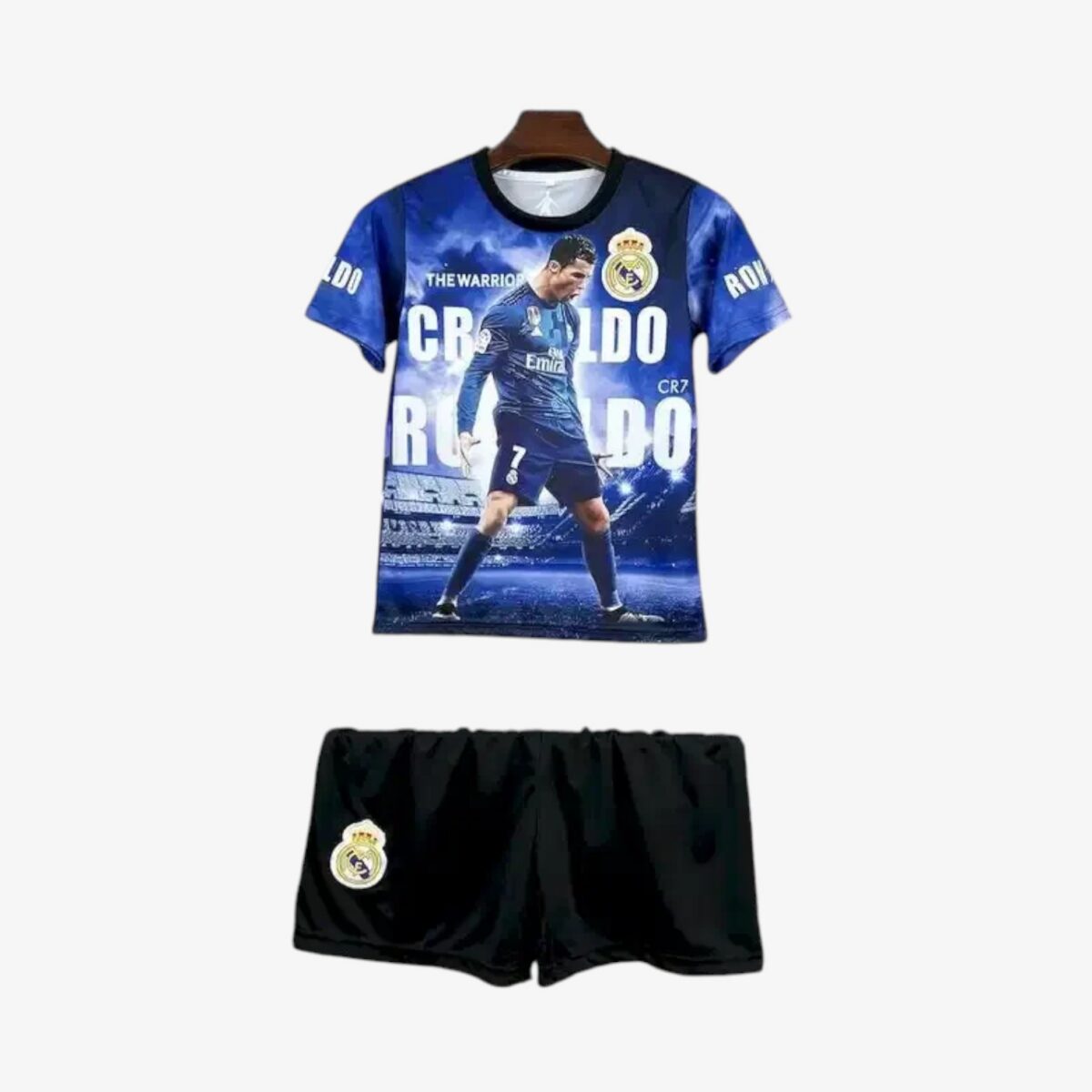 Real Madrid Cristiano Ronaldo Blue Jersey 2025/26 — Kids