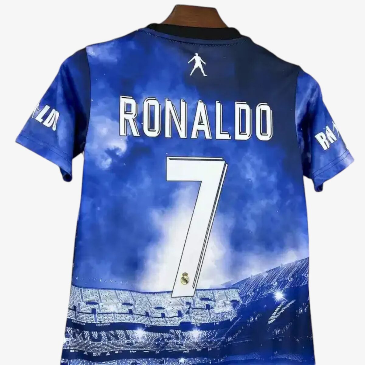 Real Madrid Cristiano Ronaldo Blue Jersey 2025/26 — Kids - Image 4