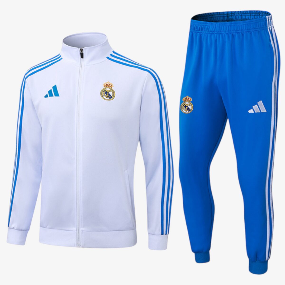 Real Madrid Sky Blue Training Jacket Sets 2025/26