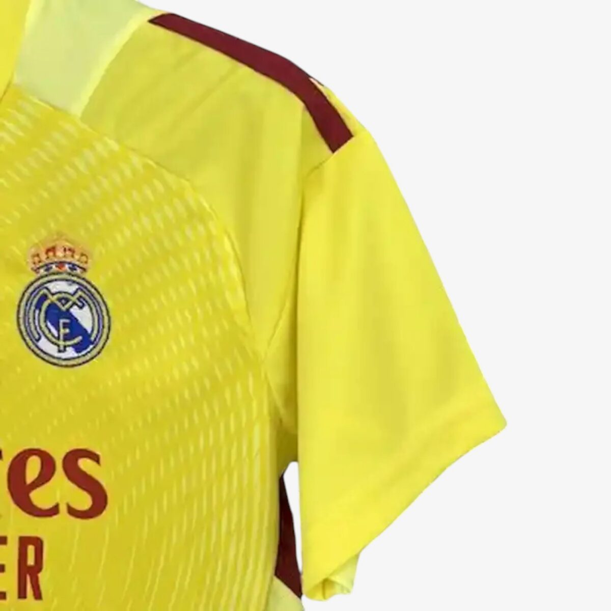 Real Madrid Yellow Goalkeeper Jersey 2025/26 — Kids - Image 3