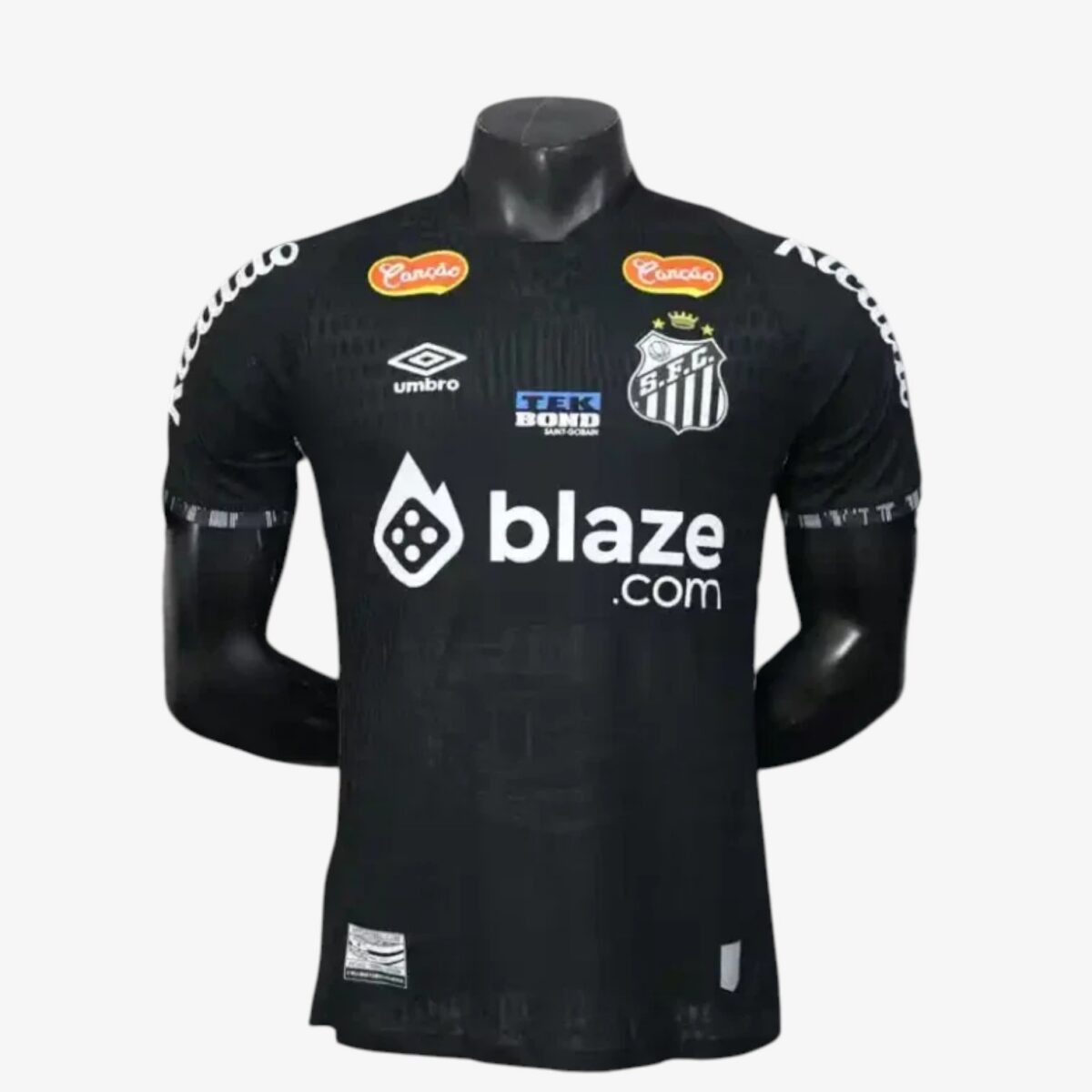 Santos FC Black Special Jersey Player Version 2025/26