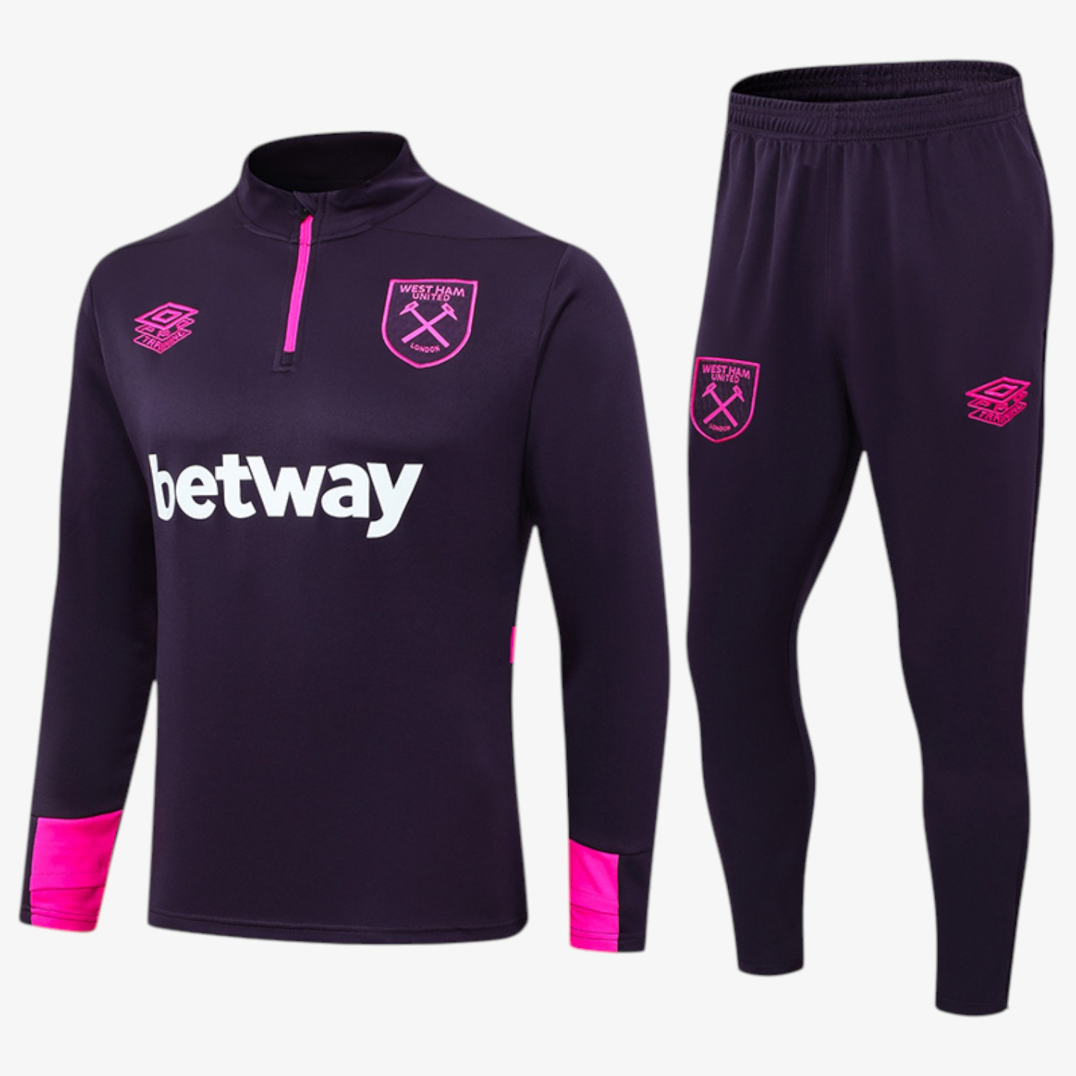 West Ham Purple Training Jacket Sets 2025