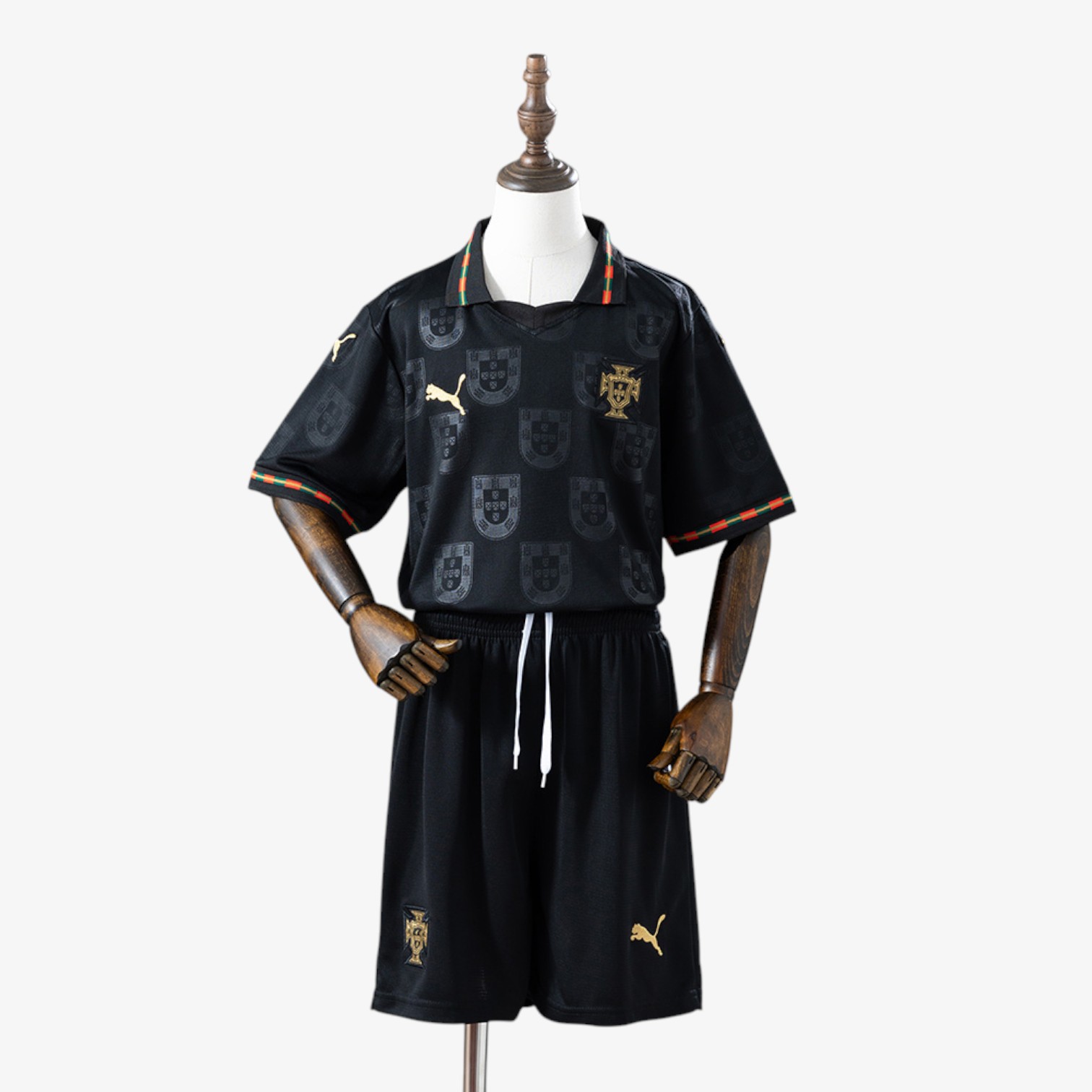 Portugal Black FIFA World Cup Jersey 2026 — Kids