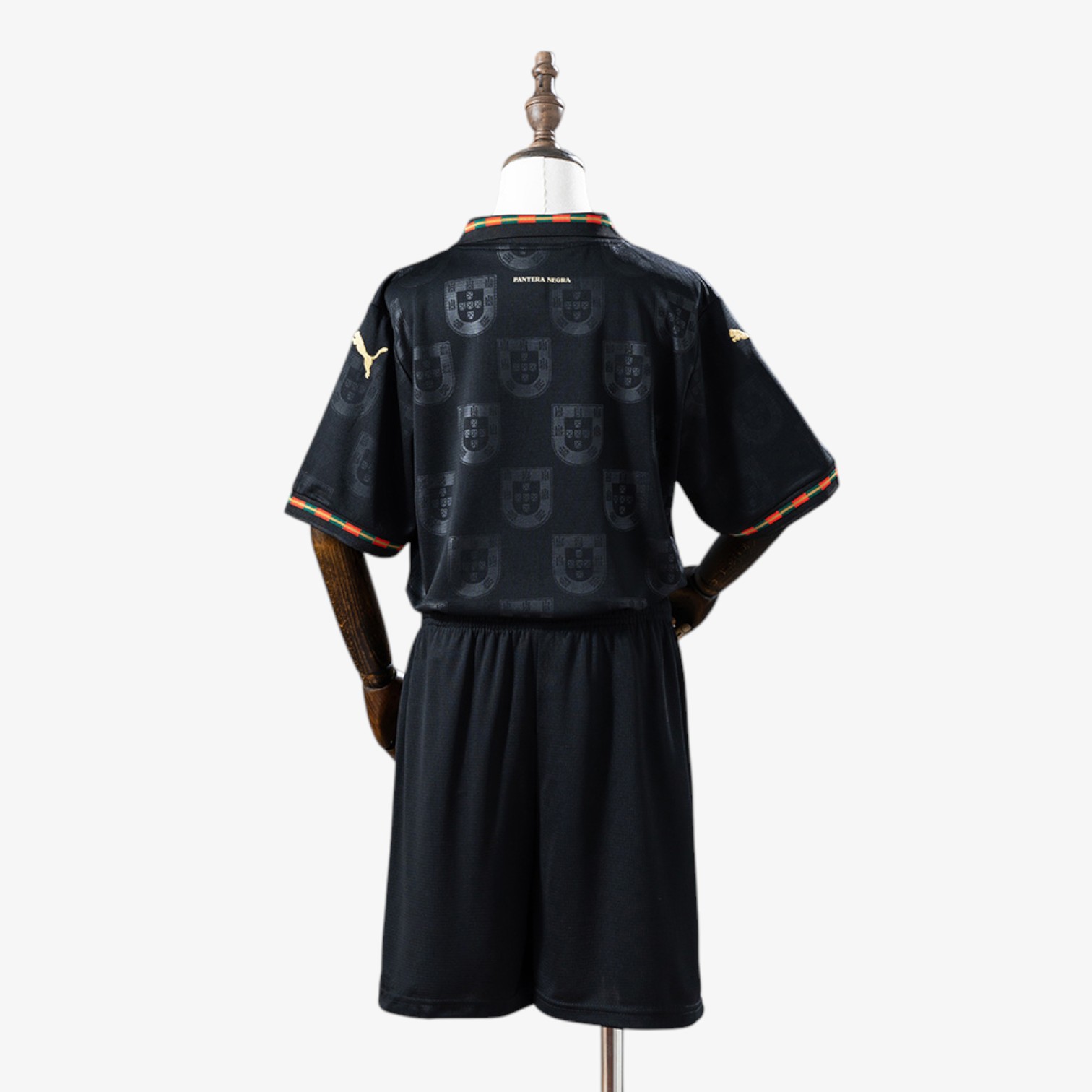 Portugal Black FIFA World Cup Jersey 2026 — Kids - Image 2