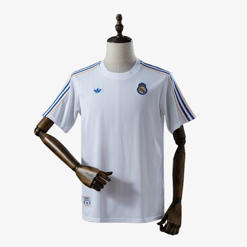 Real Madrid Terrace Icons T-Shirt White Blue